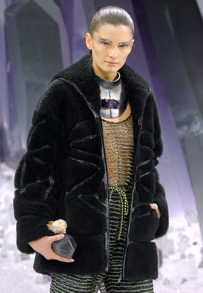 Illustration for article titled Karl Lagerfeld holds a fashion show in Superman's Fortress of Solitude